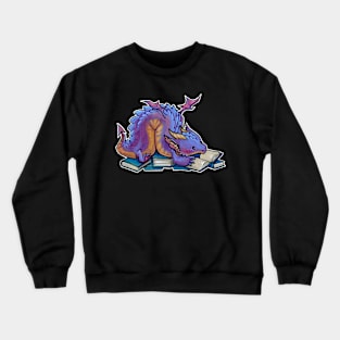 Library dragon Crewneck Sweatshirt